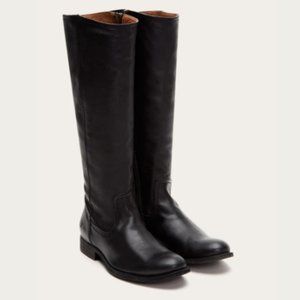 Frye Melissa Button Back Zip Boots, Size 8M